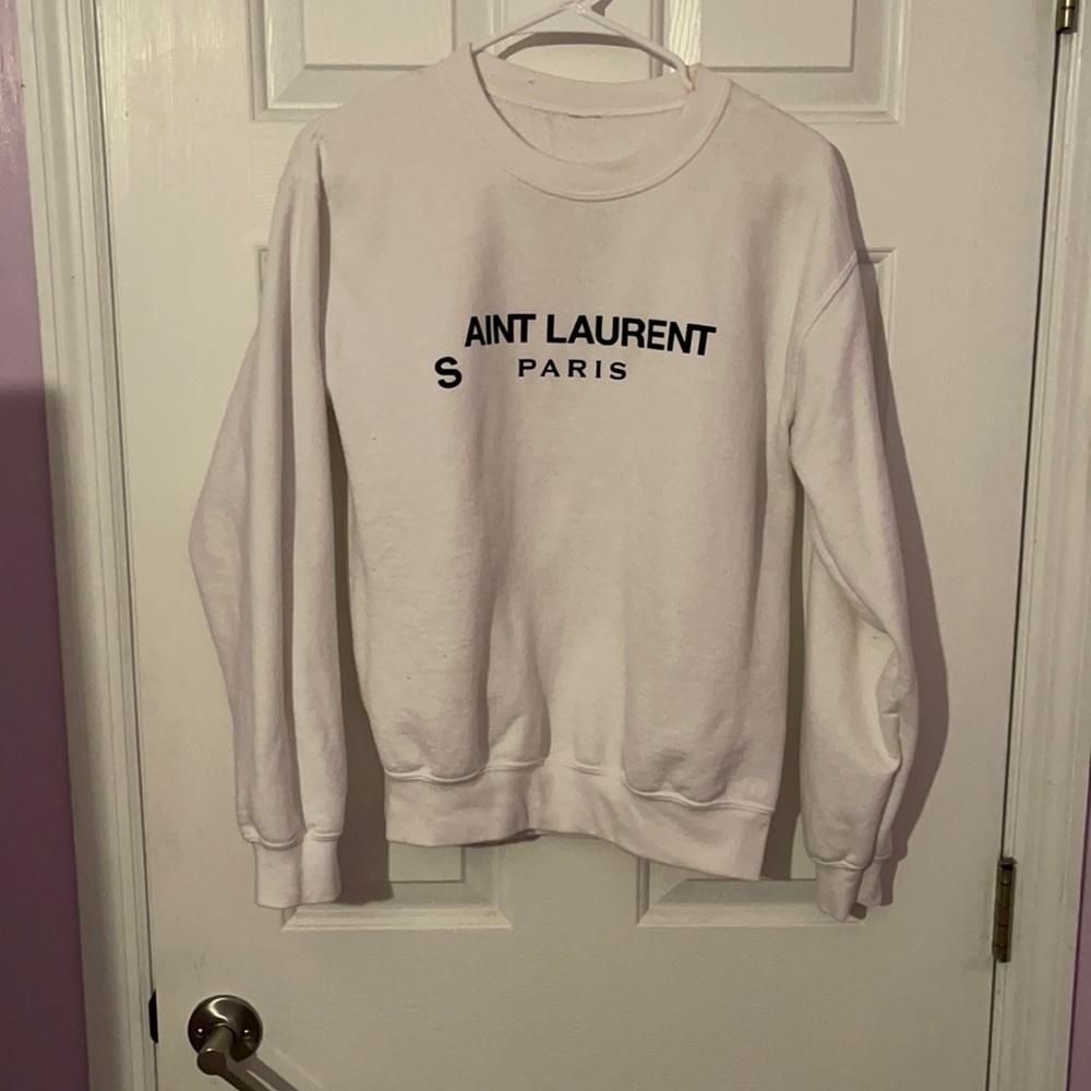 Small sweatshirt with S aint Laurent logo